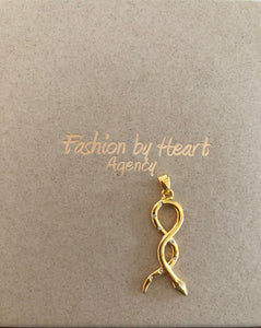 Fashion by Heart - Snake hanging, VEDHÆNG til halskæde