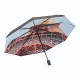 HAPPYSWEEDS - Eiffel Umbrella – Windproof & UPF50+ Protection