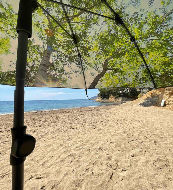 Happy Sweeds - Forest beach and terrace parasol