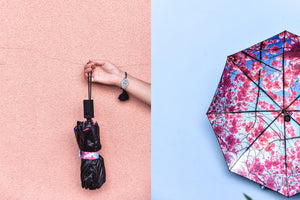 HAPPYSWEEDS - Cherry paraply - Windproof & UPF50