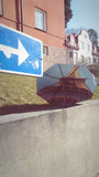 HAPPYSWEEDS - Eiffel Umbrella – Windproof & UPF50+ Protection