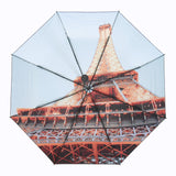 HAPPYSWEEDS - Eiffel Umbrella – Windproof & UPF50+ Protection