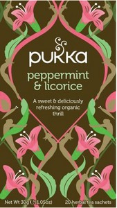 Pukka Te - Peppermint & Licorice tea - ØKO